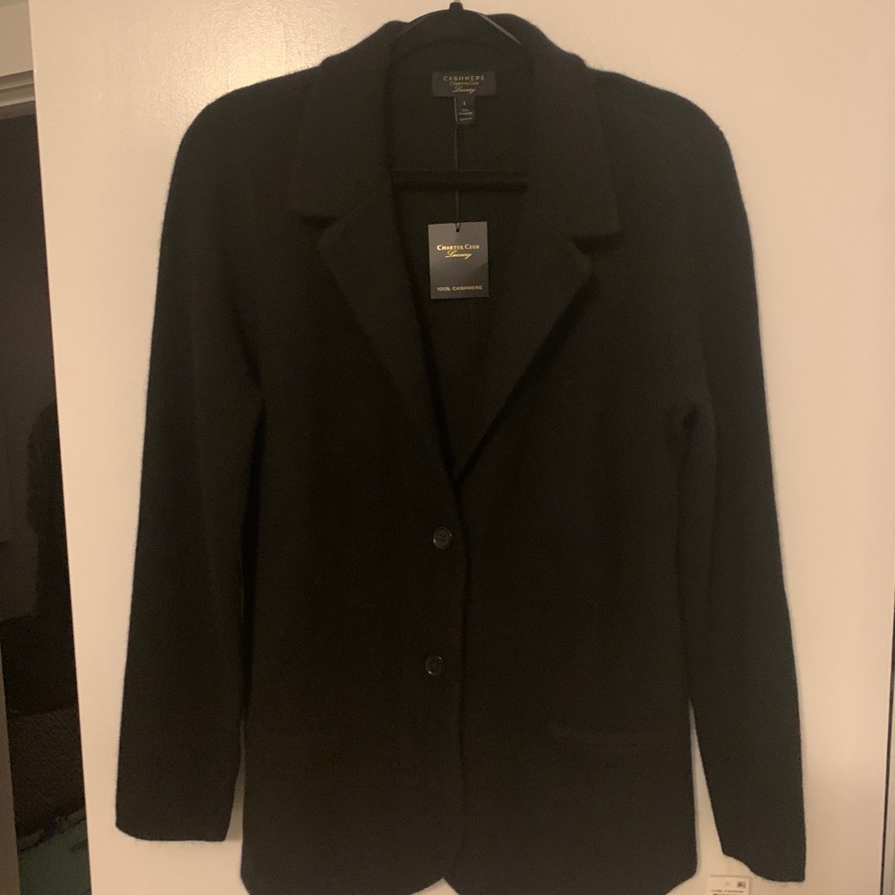 Cashmere button up cardigan/jacket